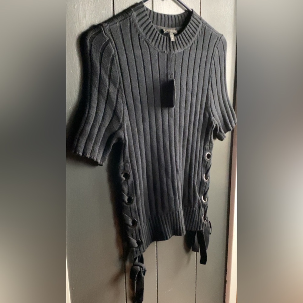 Express Ribbed Pitch Black SP Sweater Ties